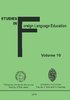 Studies in Foreign Languages - Volume 10