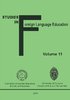 Studies in Foreign Languages - Volume 11